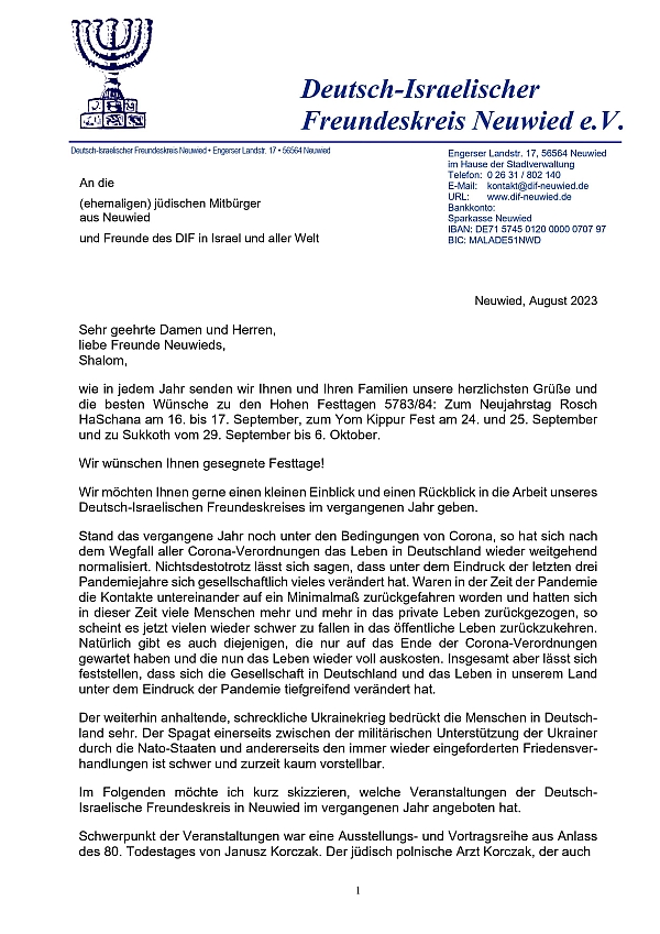 Festtagsbrief 2022